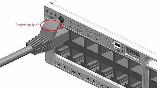 スイッチハブ製品にケーブルを挿す際に突如ネットワーク設定がリセットしてしまう可能性