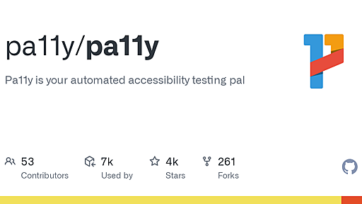 GitHub - pa11y/pa11y: Pa11y is your automated accessibility testing pal