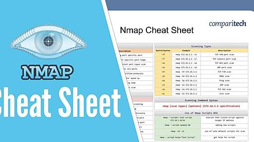 Nmap Cheat Sheet, plus bonus Nmap + Nessus Cheat Sheet JPG & PDF