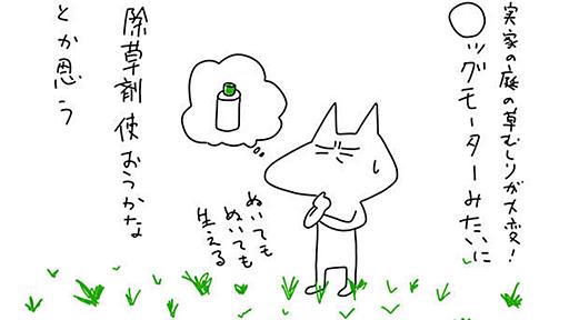 隣の家の落ち葉が困る！誰にも知られず掃除してる自分がふびん！ - リウのくらしの絵日記