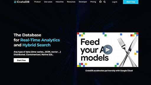 CrateDB | The Database for Real-Time Analytics and Hybrid Search