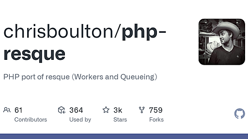 GitHub - chrisboulton/php-resque: PHP port of resque (Workers and Queueing)