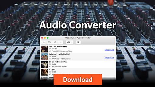 Free audio converter for macOS and Windows