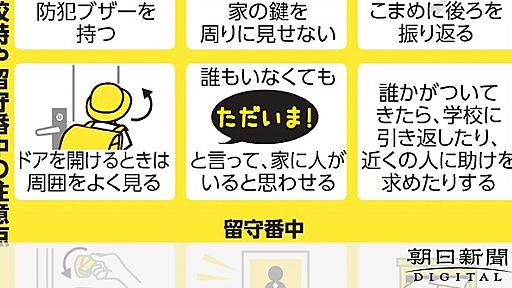 留守番する女児10人に…性的暴行容疑などで男を逮捕「漫画まねた」：朝日新聞デジタル