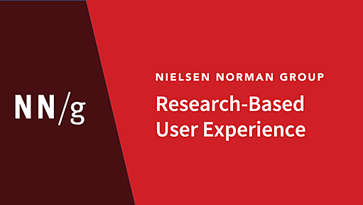 Nielsen Norman Group: usability consulting, training & user research reports