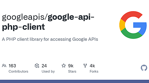 GitHub - googleapis/google-api-php-client: A PHP client library for accessing Google APIs