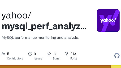 GitHub - yahoo/mysql_perf_analyzer: MySQL performance monitoring and analysis.