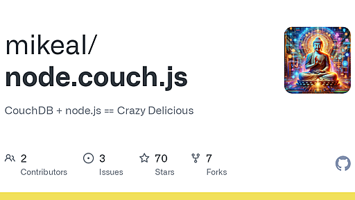 GitHub - mikeal/node.couch.js: CouchDB + node.js == Crazy Delicious