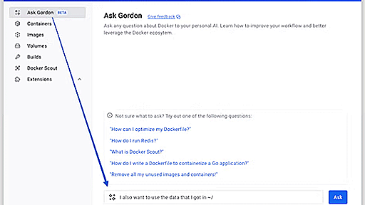 Dockerfileの最適化やエラーの原因などの質問に答える「Docker AI Agent」ベータ公開、Docker Desktopで利用可能に