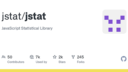 jStat : a JavaScript statistical library