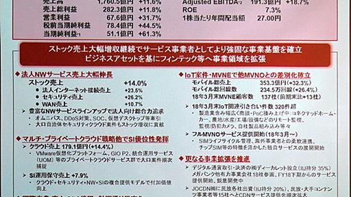 勝社長「IIJとして通信の最適化を行う考えはない」