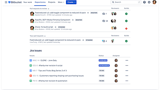 Bitbucket | Git solution for teams using Jira