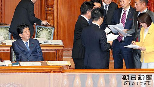 「アベノミクス賃金増の偽装では」野党批判　首相は反論：朝日新聞デジタル