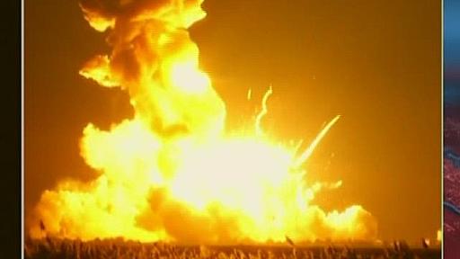 米無人ロケット、打ち上げ直後に爆発