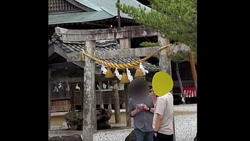 【物議】対馬で韓国人観光客が“逆ギレ”禁煙の神社で喫煙ポイ捨て注意も怒鳴り声…韓国人出入り禁止に｜FNNプライムオンライン