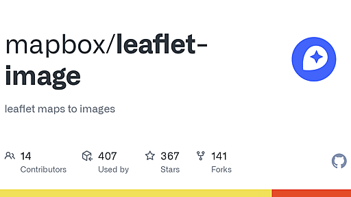 GitHub - mapbox/leaflet-image: leaflet maps to images