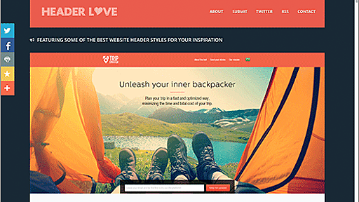 ヘッダ、フッタ、ナビゲーション、見出しなど、Webサイトでよく使うパーツのデザインを集めたギャラリーサイトのまとめ