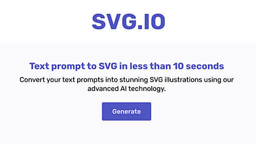 Text to SVG AI Generator | SVG.io