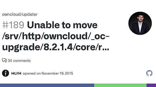 Unable to move /srv/http/owncloud/_oc-upgrade/8.2.1.4/core/resources to /srv/http/owncloud/resources · Issue #189 · owncloud/updater