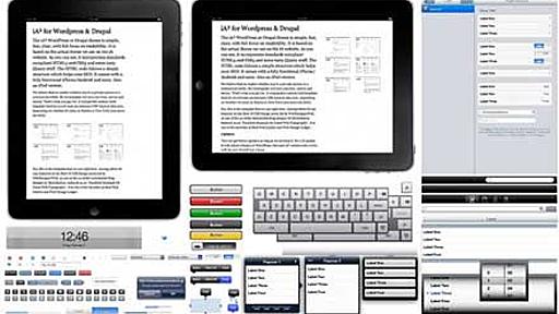 ipadで何かを企んでいる方向けのデザインテンプレート集「iPad Templates and Stencils」