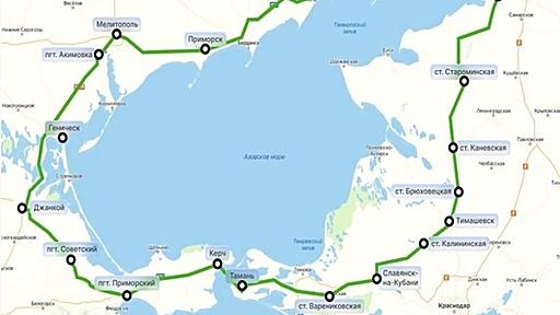 プーチン　「環アゾフ海道路を建設する」 : ロシア・ウクライナ・ベラルーシ探訪　服部倫卓ブログ