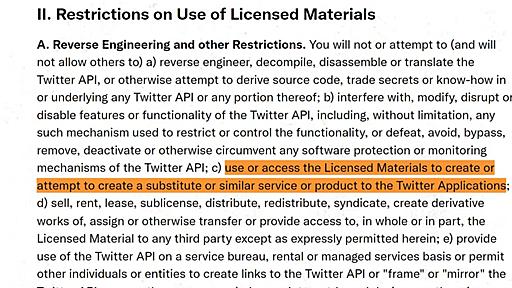 Twitter、「開発者契約」を密かに改定し、公式にサードパーティアプリを禁止