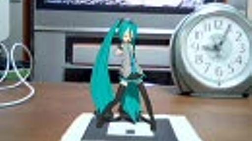 ARToolKitで初音ミク Act2-2 ： MMD標準モデルver.