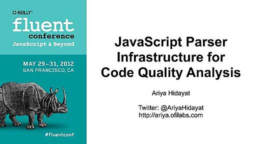 JavaScript Parser Infrastructure for Code Quality Analysis