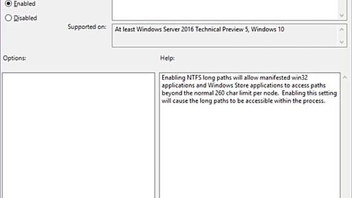 Microsoft removes 260 character limit for NTFS Path in new Windows 10 Insider Preview