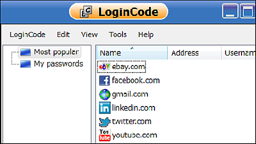 大量のパスワードを暗号化管理し一発で自動ログインできるフリーソフト「LoginCode」