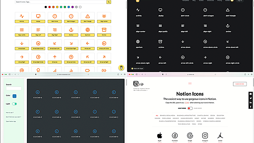 無料で使える！ Notion用のおしゃれでシンプルなアイコン素材サイトをまとめました