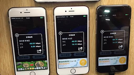 iPhone6s、山手線全29駅で最速回線はどのキャリア？計測結果が公開！ - iPhone Mania