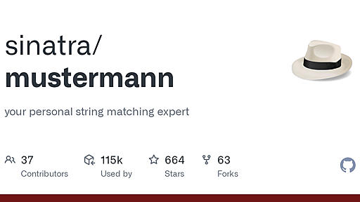 GitHub - sinatra/mustermann: your personal string matching expert