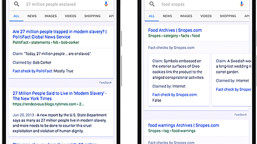 Google検索／ニュースへの「ファクトチェック」ラベル表示、日本を含む全世界で開始　