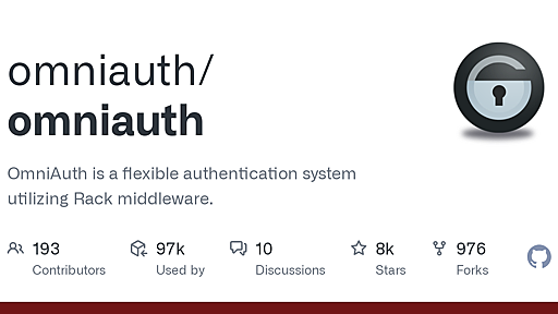 GitHub - omniauth/omniauth: OmniAuth is a flexible authentication system utilizing Rack middleware.