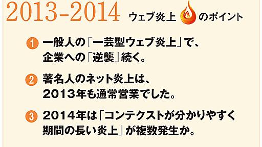 山本一郎さんと振り返ろう！一般人の「一芸型ウェブ炎上」2013 | 宣伝会議 2014年1月号