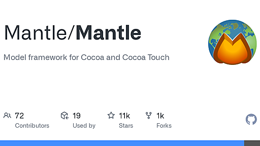 GitHub - Mantle/Mantle: Model framework for Cocoa and Cocoa Touch