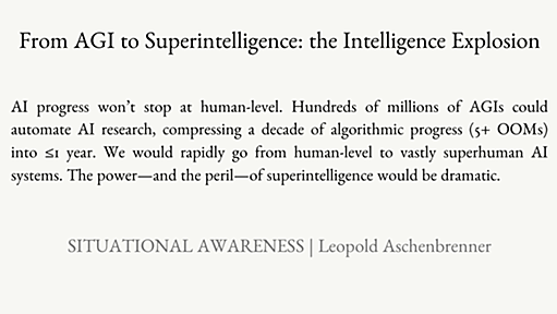 II. From AGI to Superintelligence: the Intelligence Explosion - SITUATIONAL AWARENESS