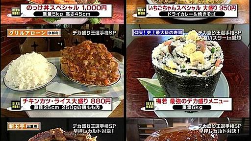 【画像】メガ盛りヤバすぎワロタｗｗｗｗｗｗｗ : 飲食速報(ﾟдﾟ)ｳﾏ-