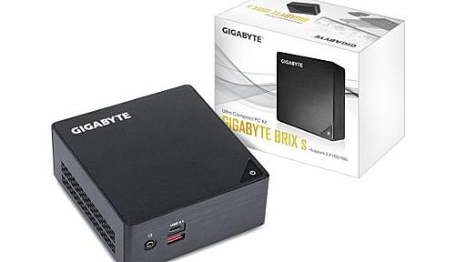 GIGABYTE、Kaby Lake搭載ベアボーンPC「BRIX」を発売