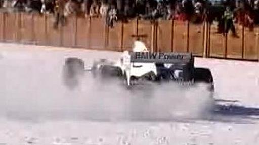 本物のF1マシンで雪の上を走行（動画） : らばQ