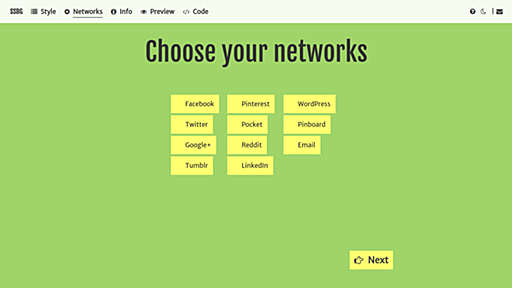 Simple Sharing Buttons Generator by @fourtonfish