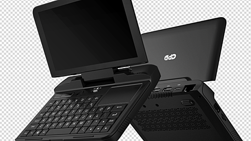 GPDの新UMPC、重量440gの6型で有線LAN/シリアルポート装備