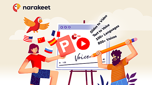 Narakeet - Easily Create Voiceovers and Narrated Videos Using Realistic Text to Speech!