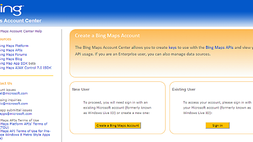 Bing Maps Key のライセンスについて調べてみた - chorus log