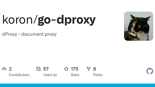 GitHub - koron/go-dproxy: dProxy - document proxy