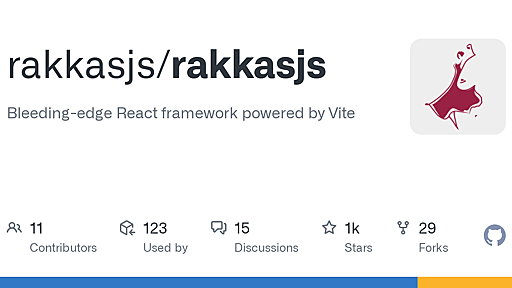 GitHub - rakkasjs/rakkasjs: Bleeding-edge React framework powered by Vite