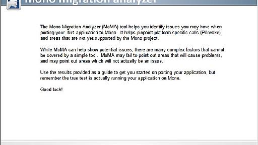 「MoMA」を使って.NETアプリをLinuxのMonoに移植してみる
