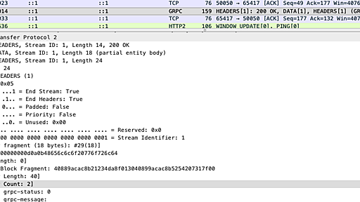 gRPC Unary RPC で HTTP/2 の通信を追ってみる - 理系学生日記