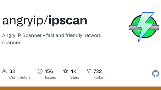 GitHub - angryip/ipscan: Angry IP Scanner - fast and friendly network scanner